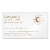 Carte De Visite Magnétique Master Reiki Brown (devant)