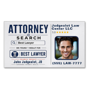 Carte De Visite Magnétique Meilleure publicité marketing pour avocat