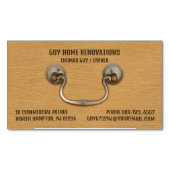 Carte De Visite Magnétique Menuiserie (devant)