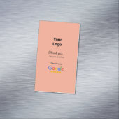Carte De Visite Magnétique Merci pour commander Google avis ajouter logo site (In Situ)