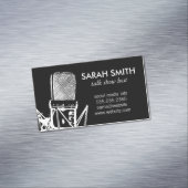 Carte De Visite Magnétique Microphone / Animation (In Situ)