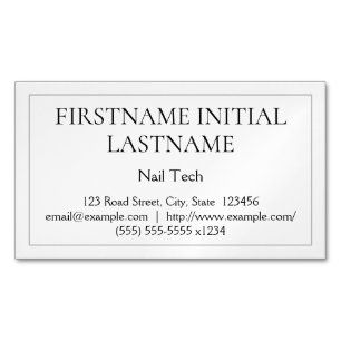 Carte de visite magnétique minimisé de technologie