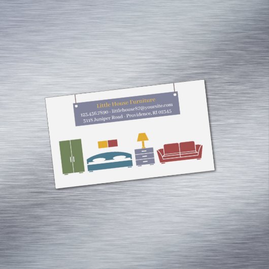 Carte De Visite Magnétique Mobilier (In Situ)