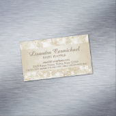 Carte de visite magnétique Mocha Cream Bokeh (In Situ)