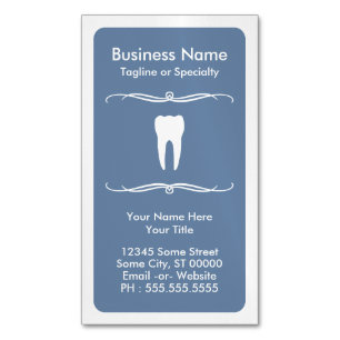 Carte De Visite Magnétique Mod Dentist magnétique