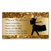 Carte De Visite Magnétique Mode beauté classique (devant)