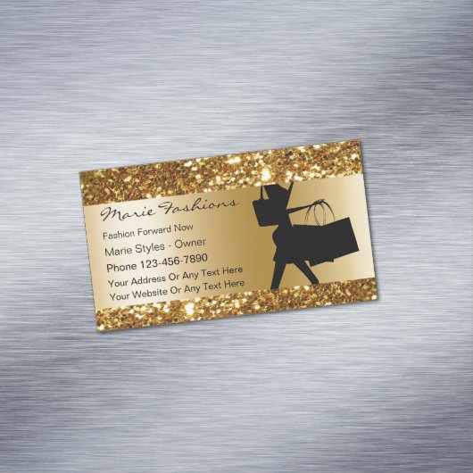 Carte De Visite Magnétique Mode beauté classique (In Situ)