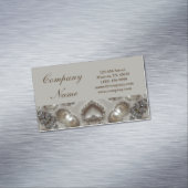 Carte De Visite Magnétique Mode tendance Gatsby chic fille Paris (In Situ)