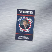 Carte De Visite Magnétique Modèle de campagne électorale (In Situ)