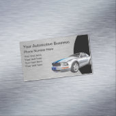 Carte De Visite Magnétique Modèle de conception automobile (In Situ)