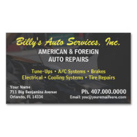 Modèle mécanique de réparation automobile