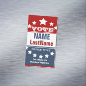 Carte De Visite Magnétique Modèle politique de la campagne (In Situ)