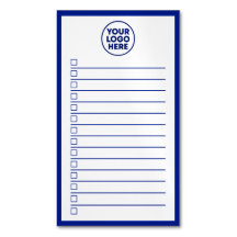 Modern Business Logo Navy Blue To Do List