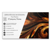 Carte De Visite Magnétique Moderne et Abstrait (devant)