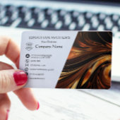 Carte De Visite Magnétique Moderne et Abstrait