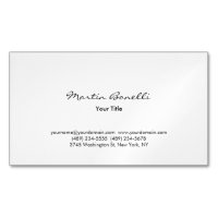 Moderne Simple Professionnel Noir & Blanc