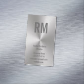 Carte De Visite Magnétique Monogramme fait sur commande sur l'arrière - plan (In Situ)