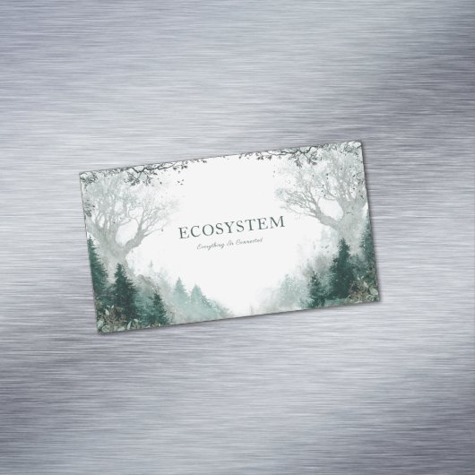 Carte De Visite Magnétique Moody et Mystical Enchanted Forest (In Situ)