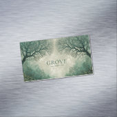 Carte De Visite Magnétique Moody Winter Forest Romance gothique (In Situ)