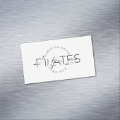 Carte De Visite Magnétique Mot Pilates Instructeur Pilates (In Situ)