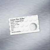Carte De Visite Magnétique Motif de balle de golf peint (In Situ)