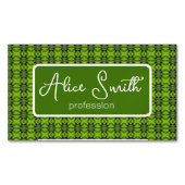 Carte De Visite Magnétique Motif de fruits Kiwi (devant)