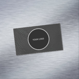 Carte De Visite Magnétique Motif de texture cuir