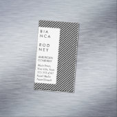 Carte De Visite Magnétique Motif et rayures (In Situ)