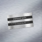 Carte De Visite Magnétique Motif métallique perforé (In Situ)