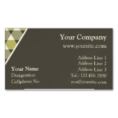 Carte De Visite Magnétique Motif triangles (devant)