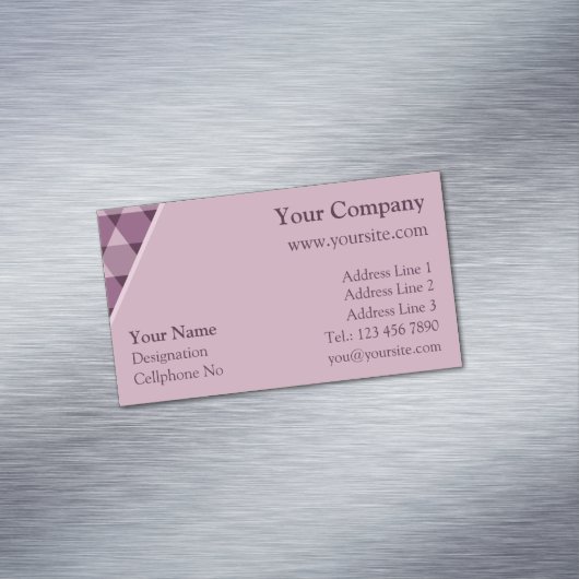 Carte De Visite Magnétique Motif triangles (In Situ)