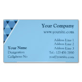 Carte De Visite Magnétique Motif triangles (devant)