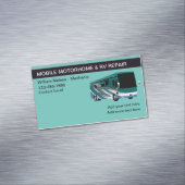 Carte De Visite Magnétique Motorhomes Voyage récréatif (In Situ)