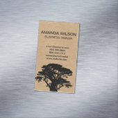 Carte De Visite Magnétique Nature | Arbre | Jardinage | Paysage (In Situ)