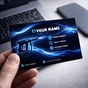 Carte De Visite Magnétique Nettoyage de Pression Résidentiel Cosmic Flow