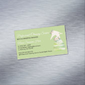 Carte De Visite Magnétique Nettoyage des fleurs au Spray vert (In Situ)