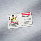 Carte De Visite Magnétique Nettoyage et lavage sous pression personnalisables (In Situ)