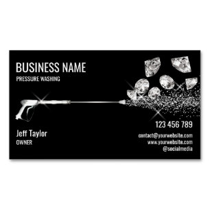 Carte De Visite Magnétique Nettoyage professionnel sous pression Nettoyage so