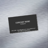 Carte de visite magnétique (noir) (In Situ)