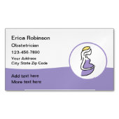 Carte De Visite Magnétique Obstétricien Gynécologue moderne (devant)