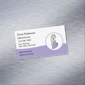 Carte De Visite Magnétique Obstétricien Gynécologue moderne (In Situ)