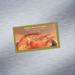 Carte De Visite Magnétique Olive Homestyle Cuisine Turquie Viande Aliments pr