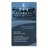 Carte De Visite Magnétique Ophtalmologiste optique (devant Vertical)