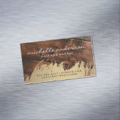 Carte De Visite Magnétique Or brossé | Bois (In Situ)