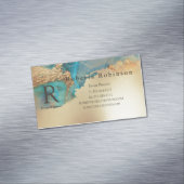 Carte De Visite Magnétique Or de marbre (In Situ)