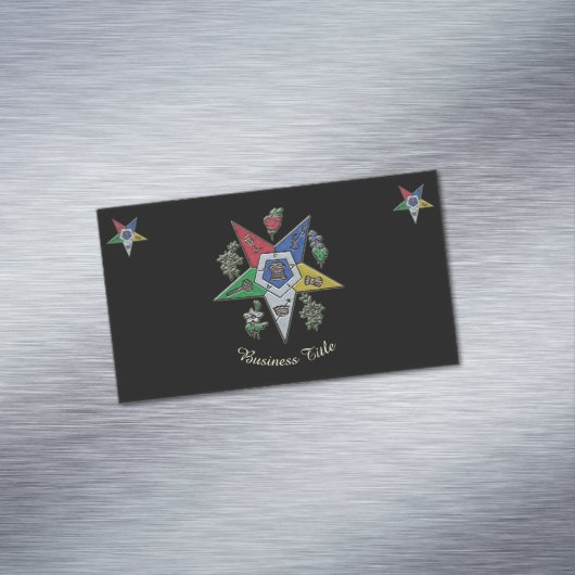 Carte De Visite Magnétique Ordre de l'Étoile de l'Est (In Situ)