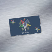 Carte De Visite Magnétique Ordre De L'Étoile Orientale (In Situ)