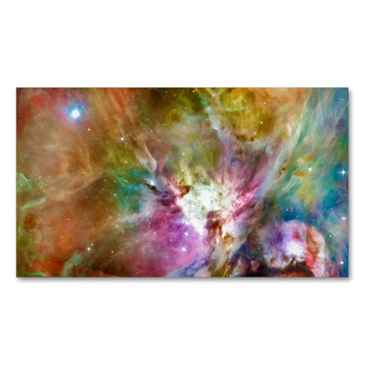 Carte De Visite Magnétique Orion décoratif Nebula Galaxy Photo spatiale (devant)