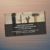 Carte De Visite Magnétique Outils main Cool moderne Handyman magnétique