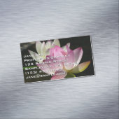 Carte De Visite Magnétique Paire de fleurs de Lotus II (In Situ)